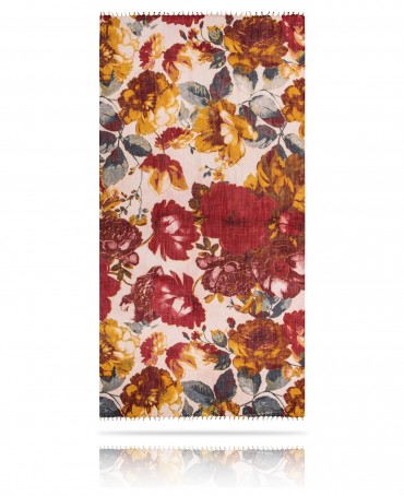 Палантин Женский W40-PORTE.FLEUR/PECHE